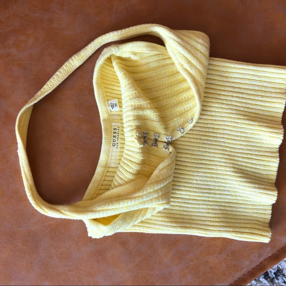 Guess Knit Halter Crop - Picture 2 of 4